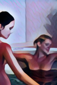 BAÑO CHICAS APACIBE VENECIA ART
